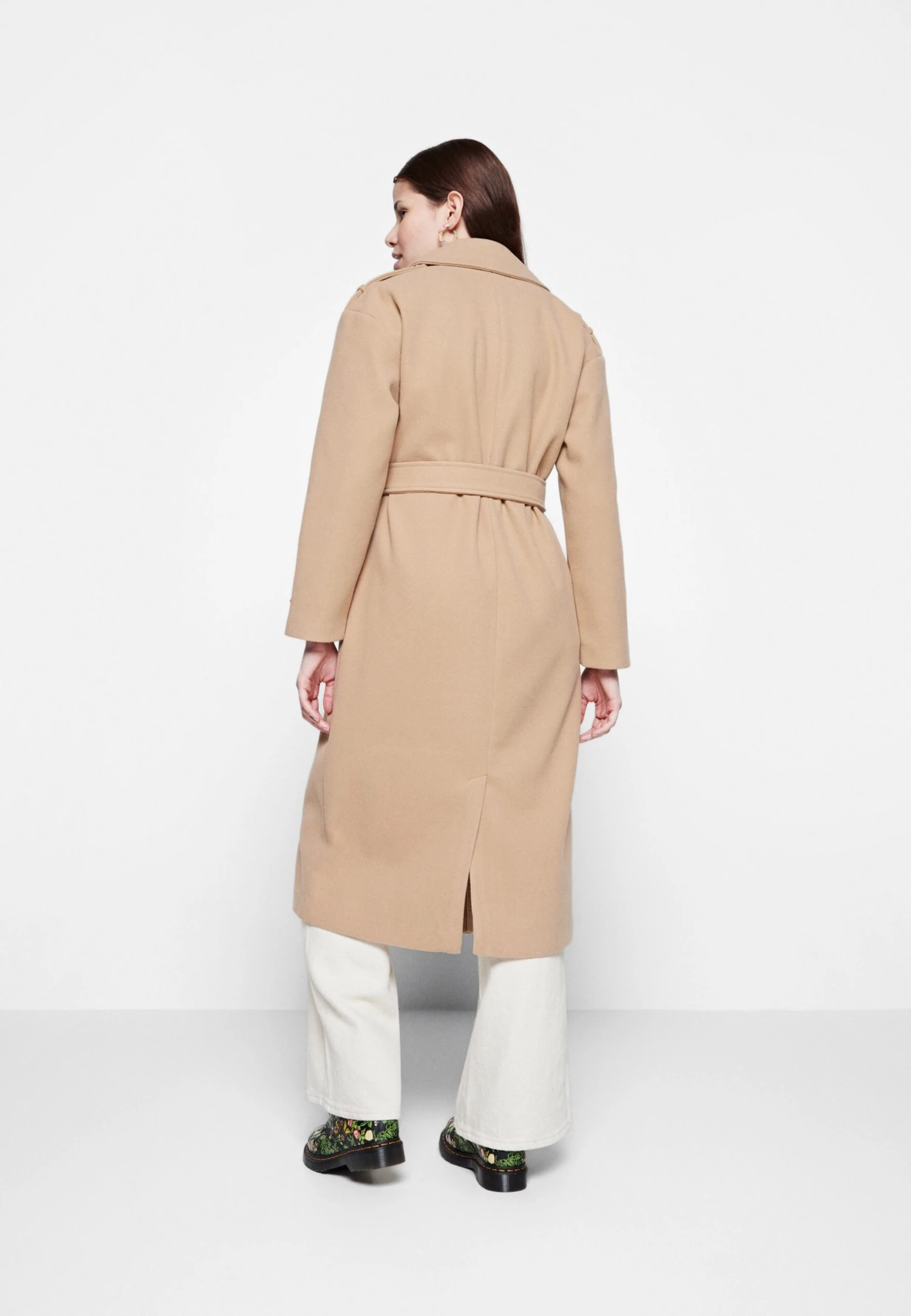 ONLY Onlnewemma Long Coat - Mantel - Beige 3 ONLY Onlnewemma Long Coat - Mantel - Beige - Afbeelding 3