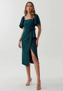 Tussah Michela Midi - Cocktailjurk - Emerald