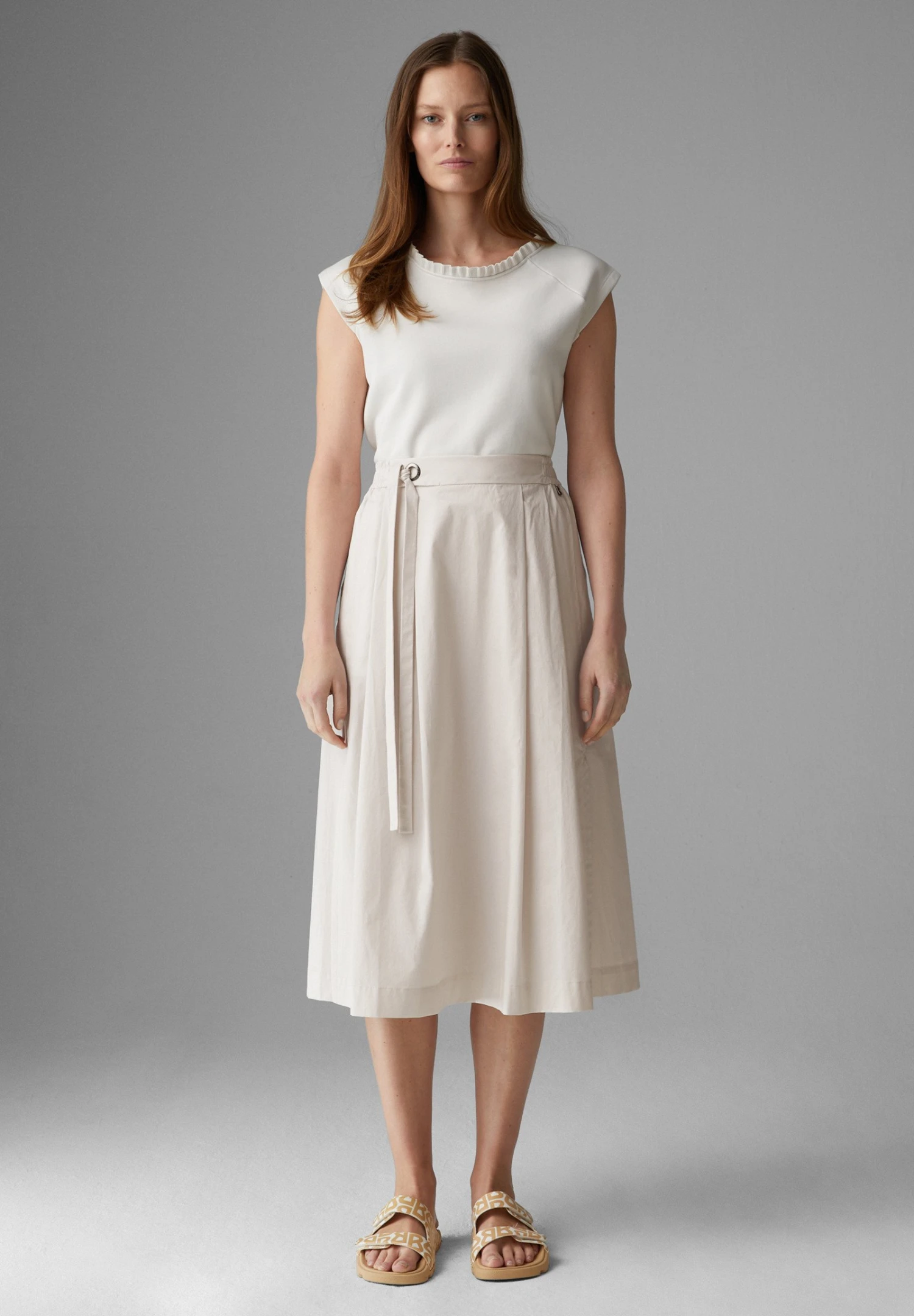 Bogner Samira - A-Lijn Rok - Sand 2 Bogner Samira - A-Lijn Rok - Sand - Afbeelding 2