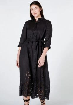 ELENA MIRO Besticktes Langes - Blousejurk - Nero