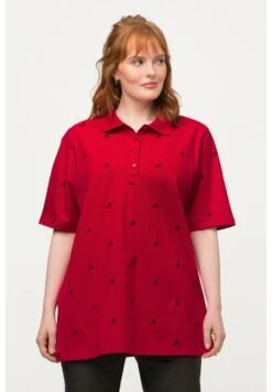 Ulla Popken Poloshirt - Salsa