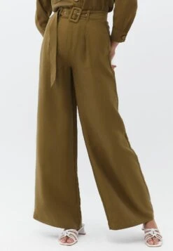 Wide Leg- Broek - Nutria