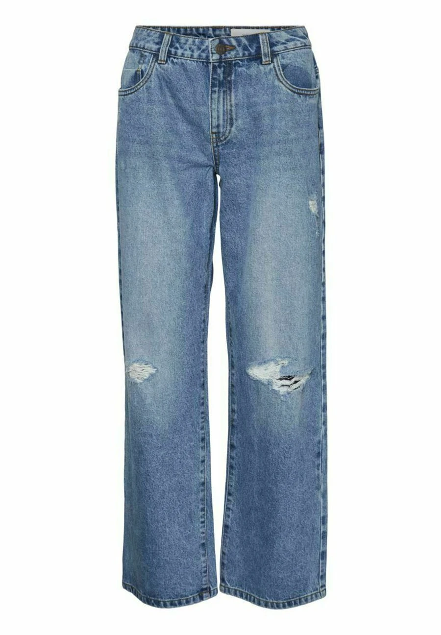 Noisy May Nmamanda- Flared Jeans - Light Blue Denim 6 Noisy May Nmamanda- Flared Jeans - Light Blue Denim - Afbeelding 6