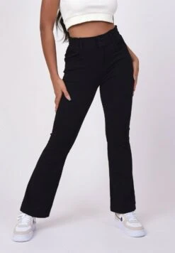 Paper Bag - Flared Jeans - Noir