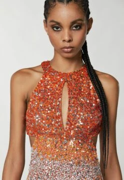 Patrizia Pepe Cocktailjurk - Martian Red Sequins 8 Patrizia Pepe Cocktailjurk - Martian Red Sequins -Only Mode Winkel 54a8923c894347c9bde42f6d527b33a6