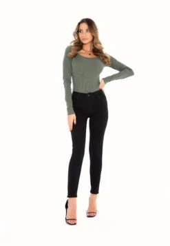 High Waist Skinny - Slim Fit Jeans - Black -Only Mode Winkel 54d667f4a1a54949b31031b2e3a7c472