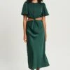 Calli Paislee Midi- Cocktailjurk - Emerald