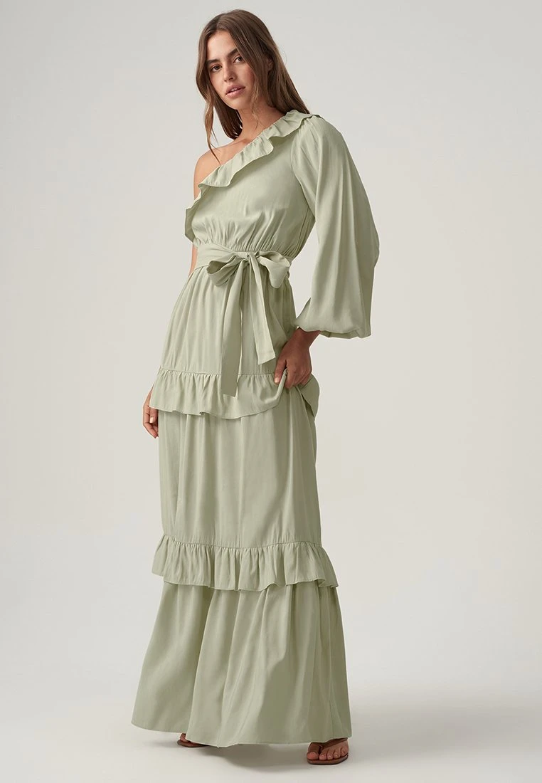 Maxi-Jurk - Sage Green 2 Maxi-Jurk - Sage Green - Afbeelding 2