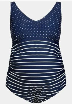 Ulla Popken Bellieva- Badpak - Marine -Only Mode Winkel 556a39debb2f45e88e69b18710ae3ca7