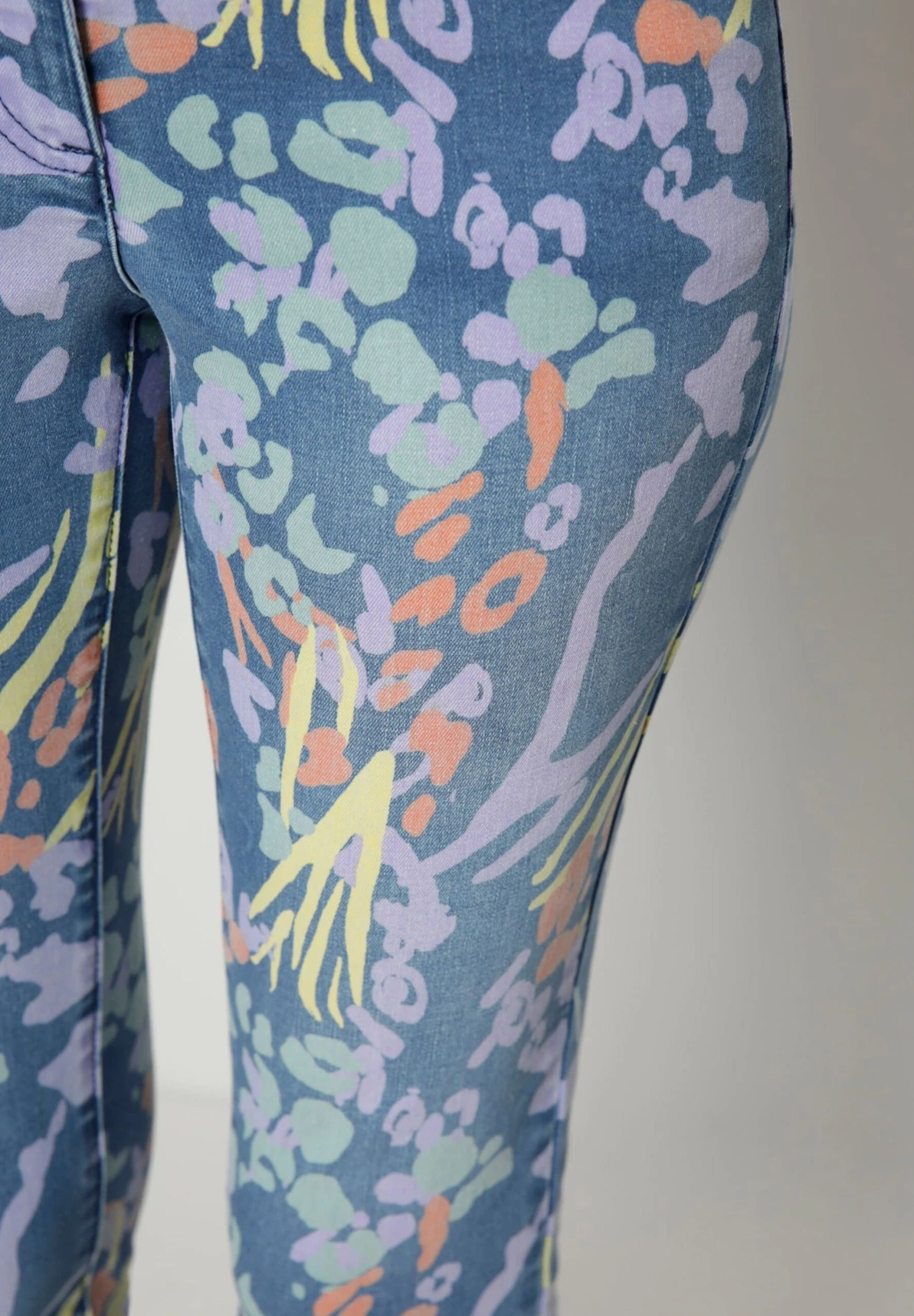 Slim Fit Jeans - Blue Denim Multicolor 5 Slim Fit Jeans - Blue Denim Multicolor - Afbeelding 5