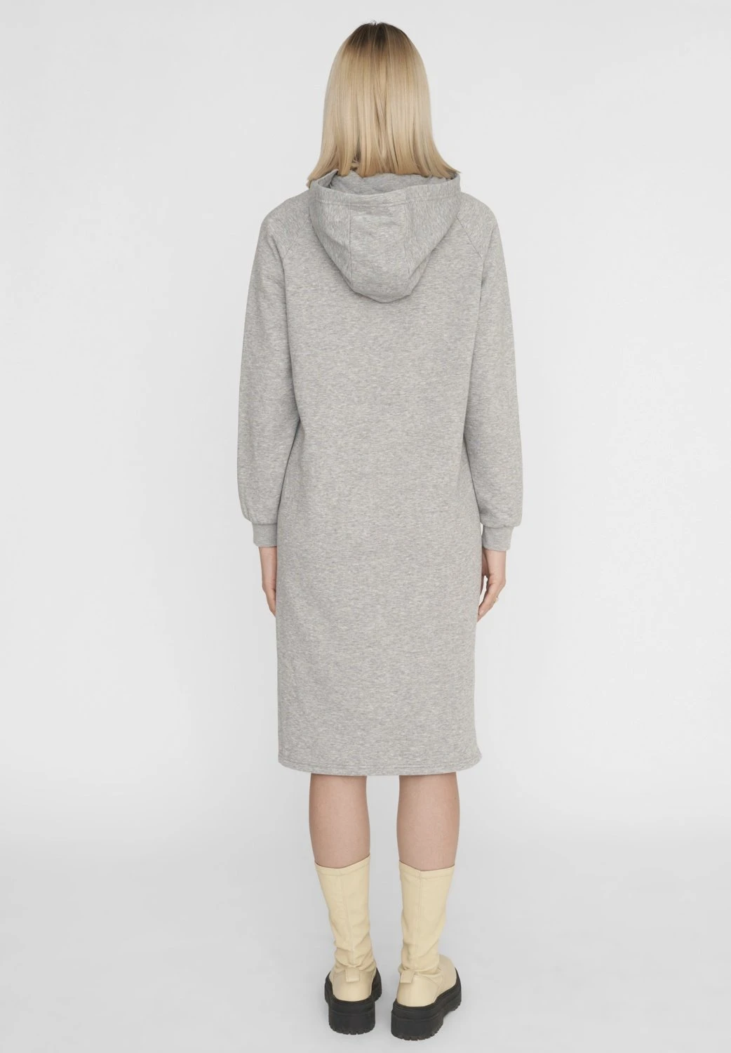 Noisy May Nmhelene Dress - Jurk - Light Grey Melange 3 Noisy May Nmhelene Dress - Jurk - Light Grey Melange - Afbeelding 3