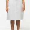 Ulla Popken Jeansrok - Blanc Neige