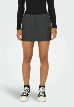 ONLY Minirok - Dark Grey Melange