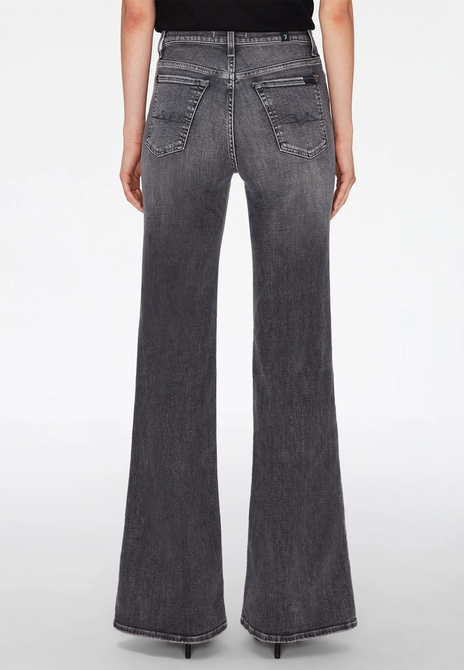 7 For All Mankind Modern Dojo - Flared Jeans - Grey 3 7 For All Mankind Modern Dojo - Flared Jeans - Grey - Afbeelding 3