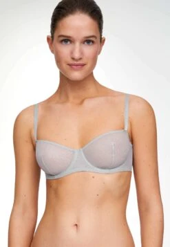 Oysho Non-Padded Underwired In Shiny - Voorgevormde Bh - Grey