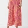 S.Oliver Culotte Mit Pliseefalten - Broek - Pink