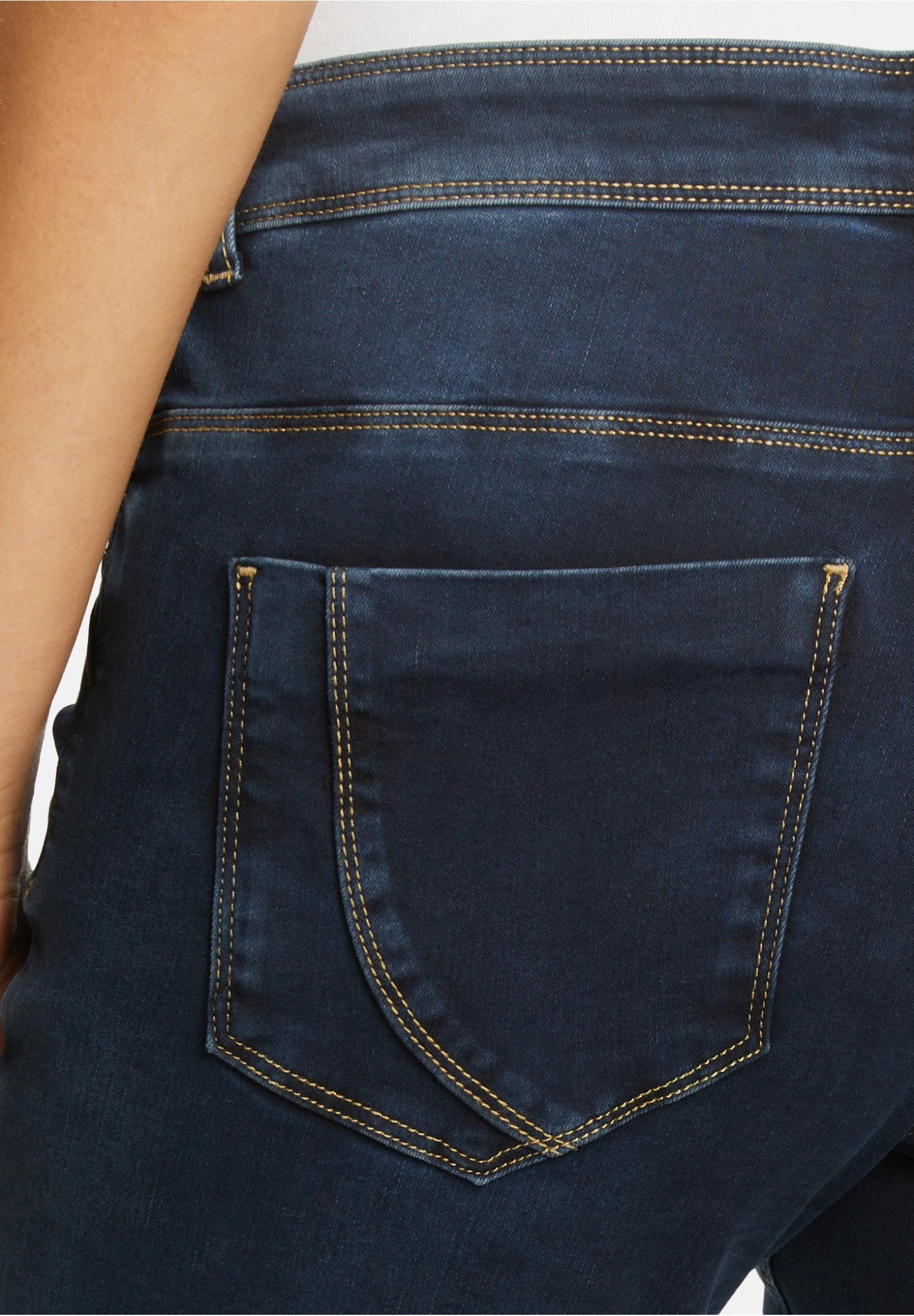 Betty Barclay Stretch - Straight Leg Jeans - Dark Blue Denim 5 Betty Barclay Stretch - Straight Leg Jeans - Dark Blue Denim - Afbeelding 5