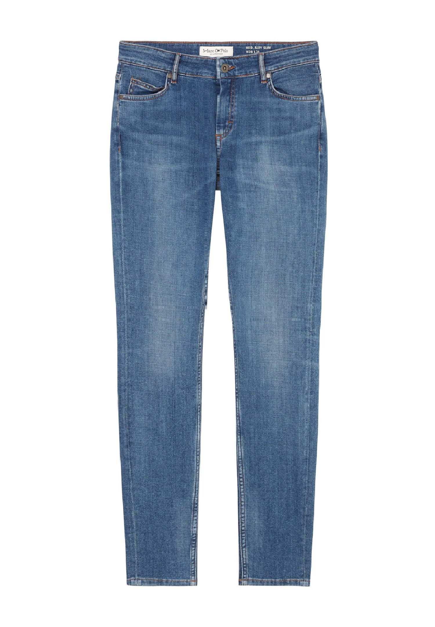 Marc O'Polo Slim Fit Jeans - Clean Jean Wash 6 Marc O'Polo Slim Fit Jeans - Clean Jean Wash - Afbeelding 6