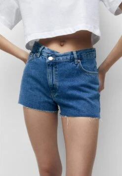 PULL & BEAR With Crossover Waistband - Jeansshort - Blue Grey 9 PULL & BEAR With Crossover Waistband - Jeansshort - Blue Grey -Only Mode Winkel 571eaeafede54205b2dbbedd440e79b2