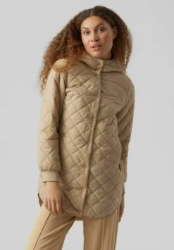 Vero Moda Tepp - Mantel - Travertine
