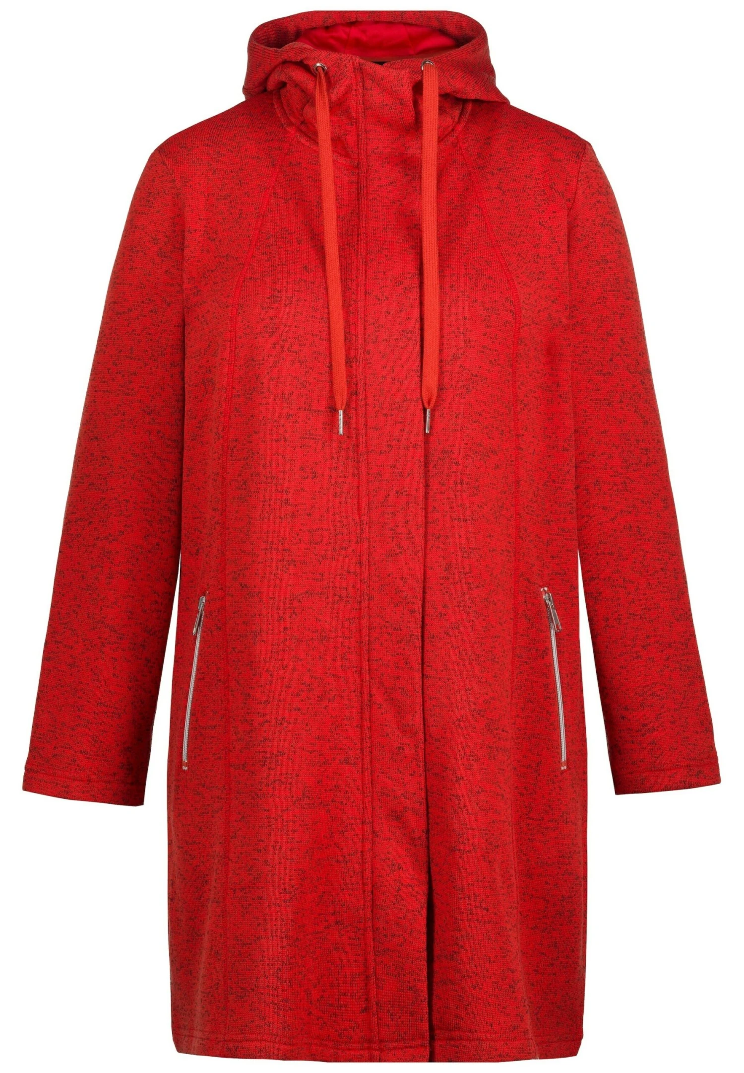 Ulla Popken Halflange Jas - Rouge Carmin 4 Ulla Popken Halflange Jas - Rouge Carmin - Afbeelding 4