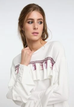 IZIA Hoona - Jurk - Wollweiss 8 IZIA Hoona - Jurk - Wollweiss -Only Mode Winkel 57acafd53f9e47ffbbb273fa1cc52141