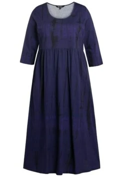 Ulla Popken Batik Rundhals 3/4-Ärmel - Jerseyjurk - Lilas Foncé -Only Mode Winkel 57c32b7c6f534348bc921be7b7a24798