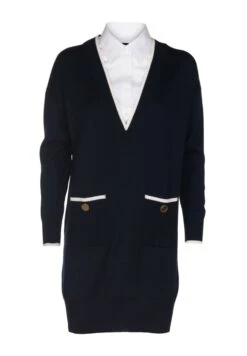 LUISA SPAGNOLI Maldive - Gebreide Jurk - Blu Navy Panna Bianco 8 LUISA SPAGNOLI Maldive - Gebreide Jurk - Blu Navy Panna Bianco -Only Mode Winkel 584ff61e07f54f7ea7aaad05d1abed71