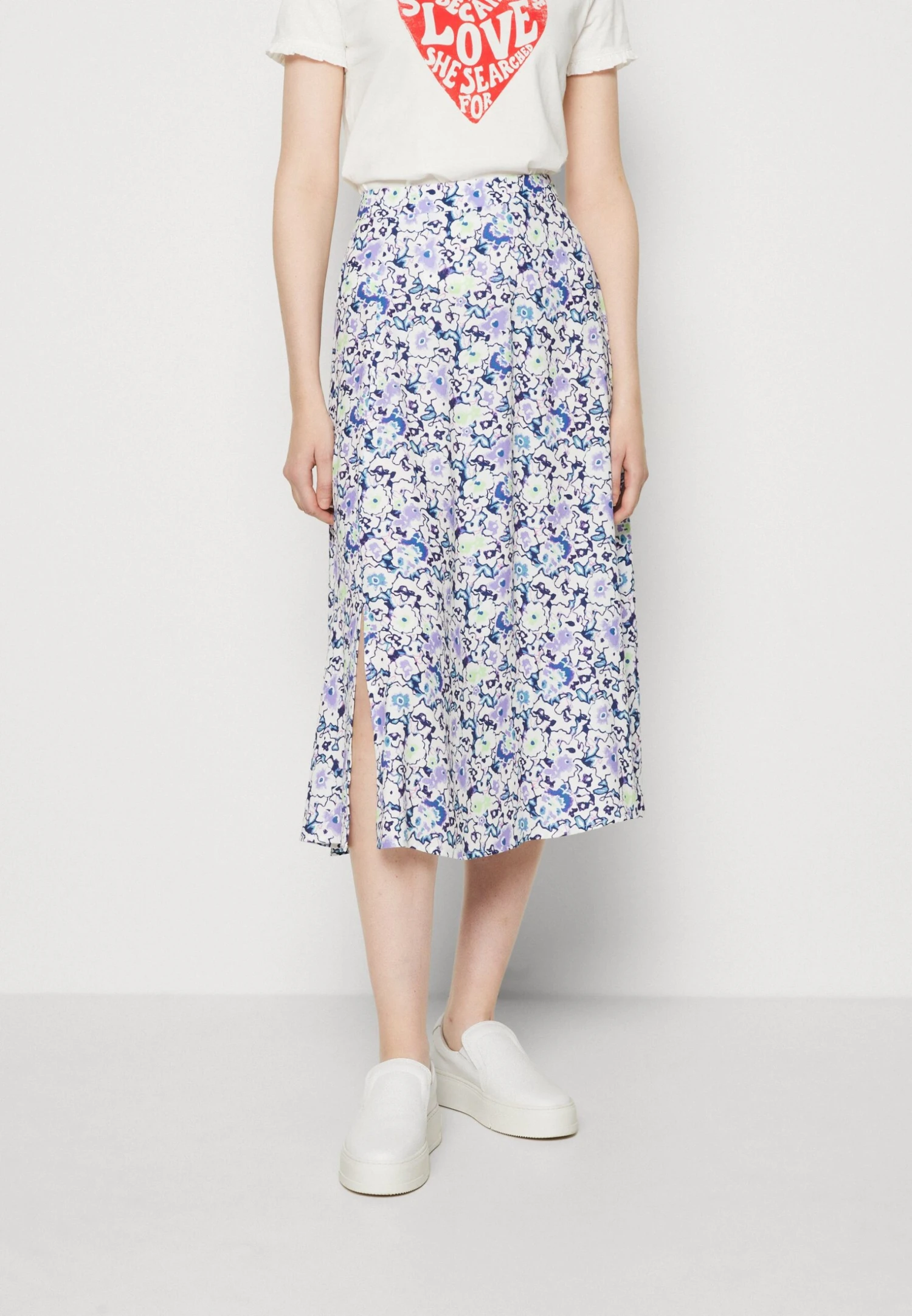 ESPRIT Skirt - A-Lijn Rok - White 1 ESPRIT Skirt - A-Lijn Rok - White