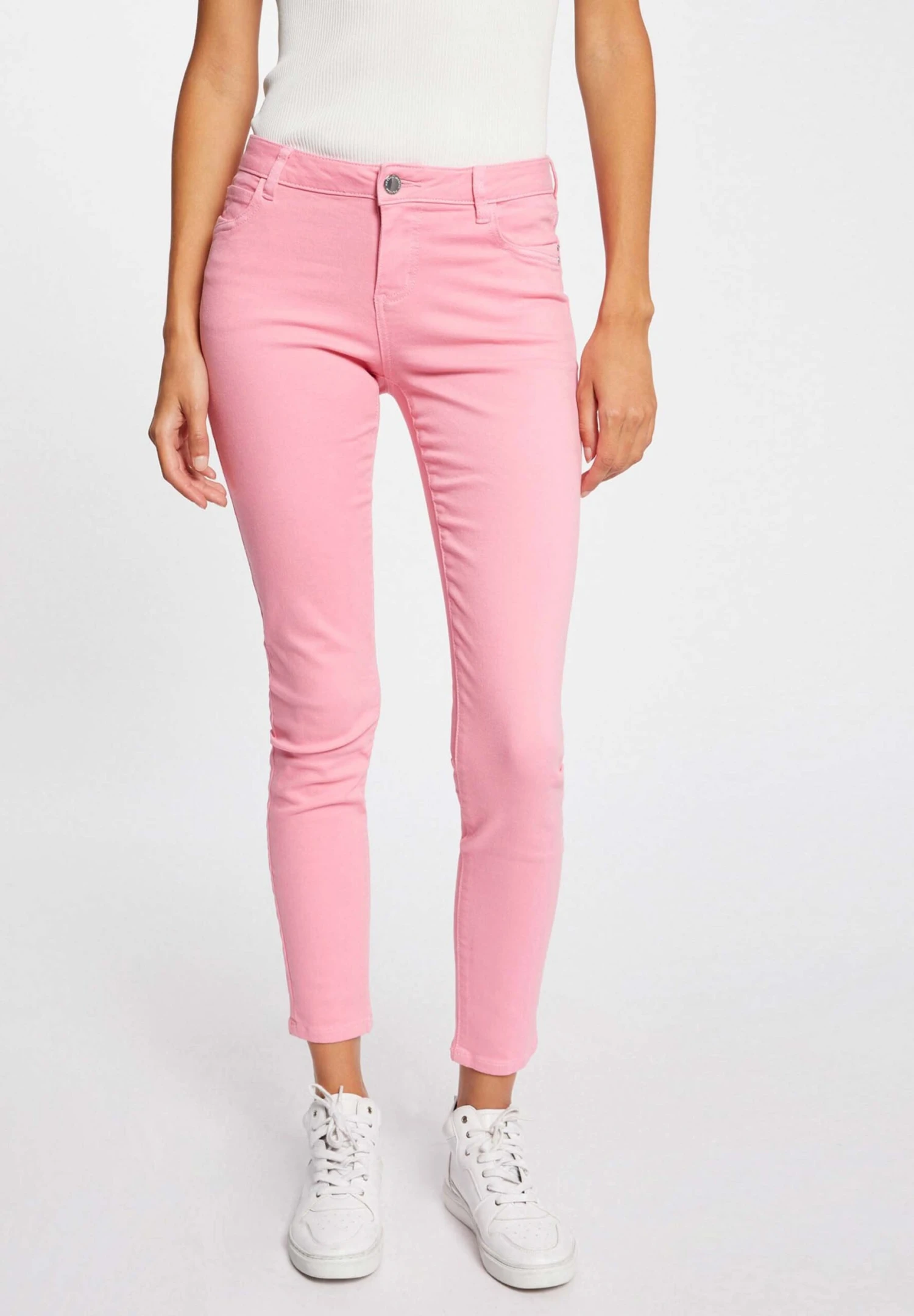 MORGAN Petra - Jeans Skinny Fit - Mottled Pink 1 MORGAN Petra - Jeans Skinny Fit - Mottled Pink