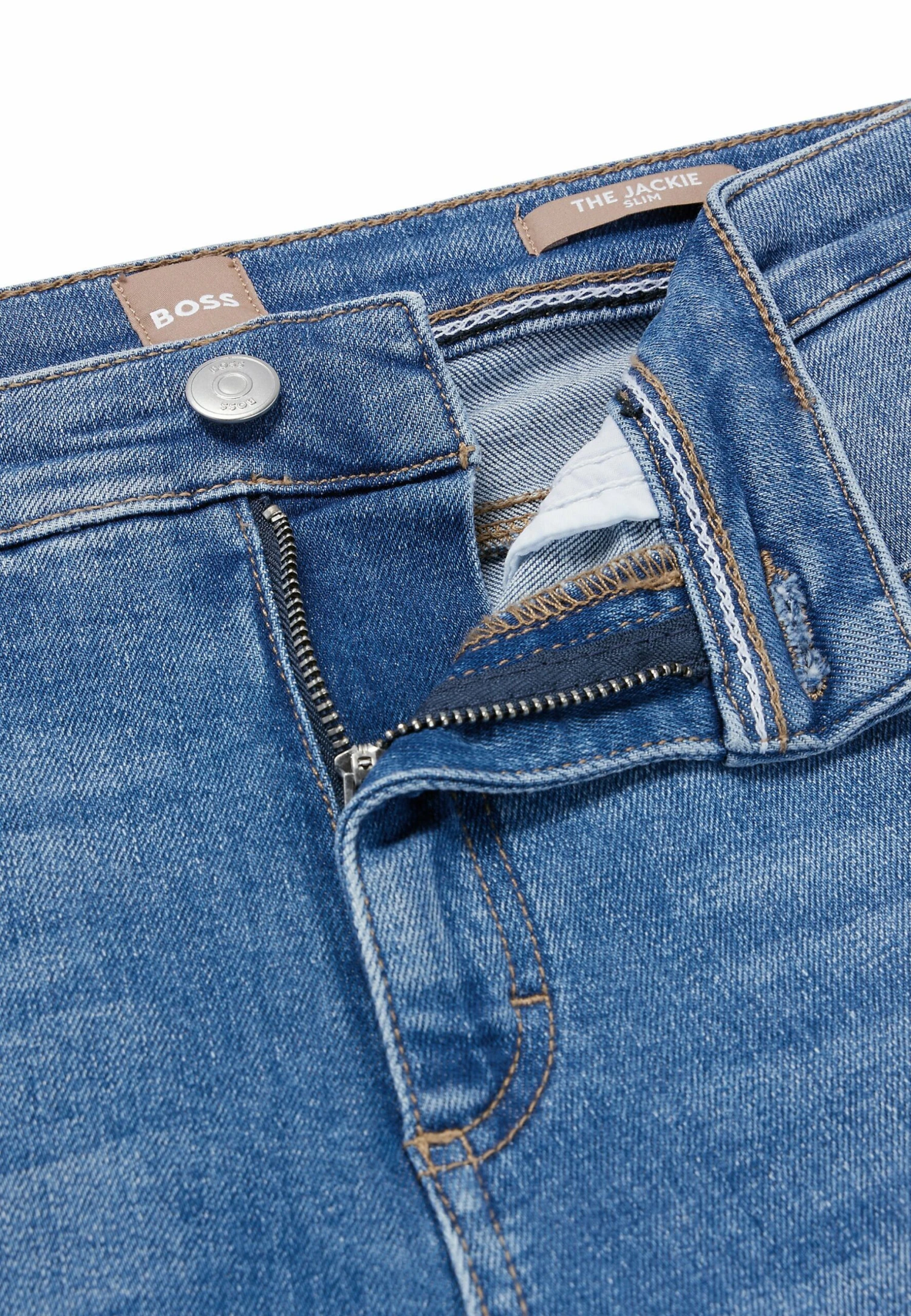 Boss Jackie Slim- Slim Fit Jeans - Blue Two 6 Boss Jackie Slim- Slim Fit Jeans - Blue Two - Afbeelding 6