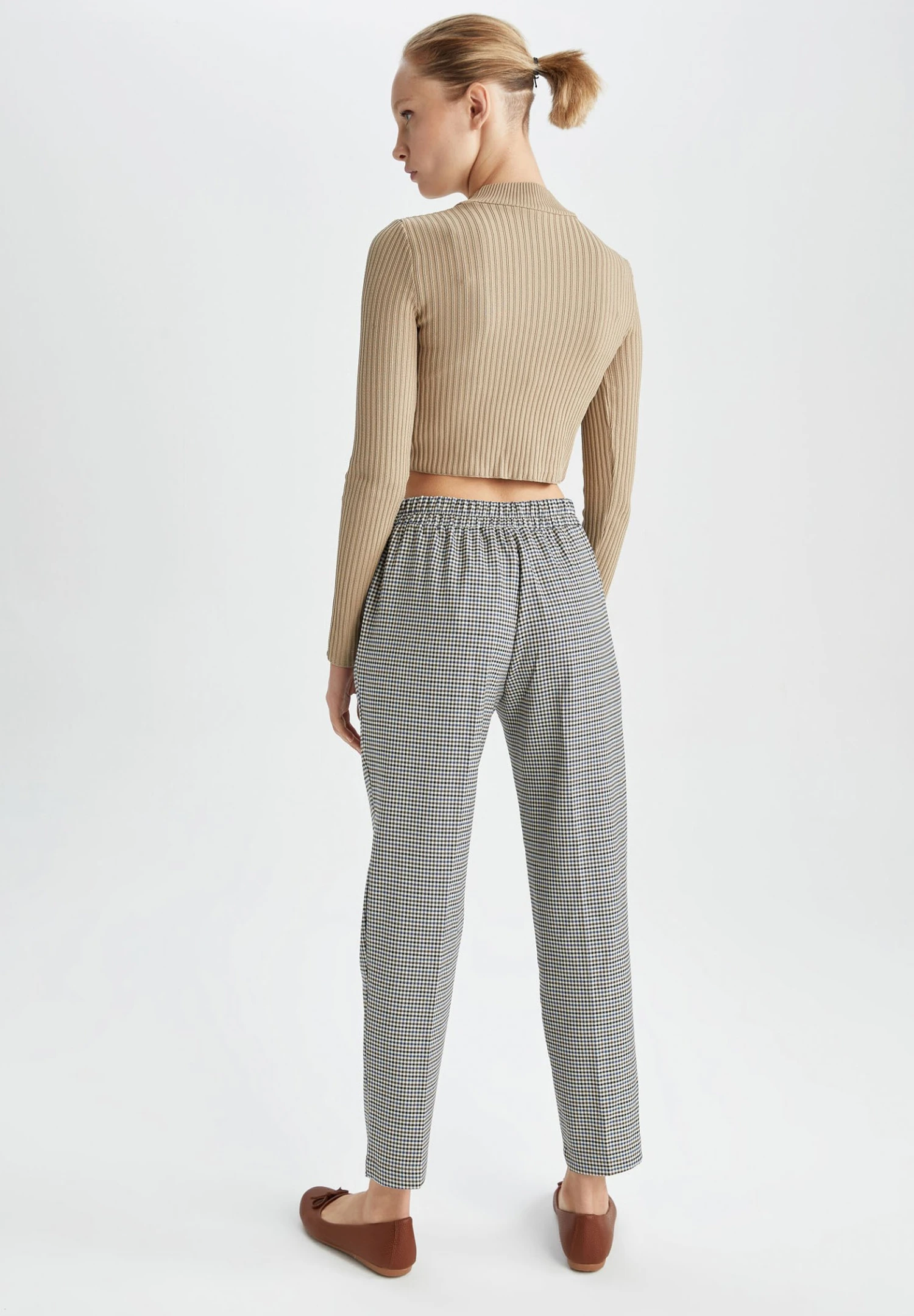 DeFacto Jogger Fit - Broek - Beige 3 DeFacto Jogger Fit - Broek - Beige - Afbeelding 3