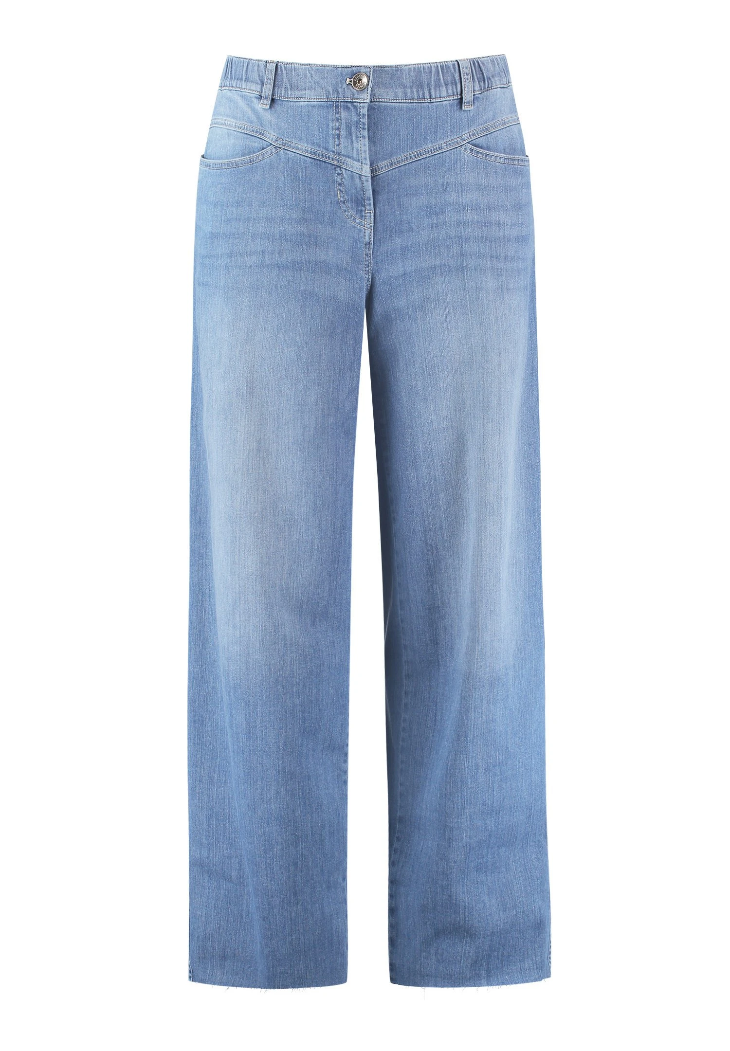 Mit Weitem Bein Carlotta - Relaxed Fit Jeans - Bleached Blue Denim 5 Mit Weitem Bein Carlotta - Relaxed Fit Jeans - Bleached Blue Denim - Afbeelding 5