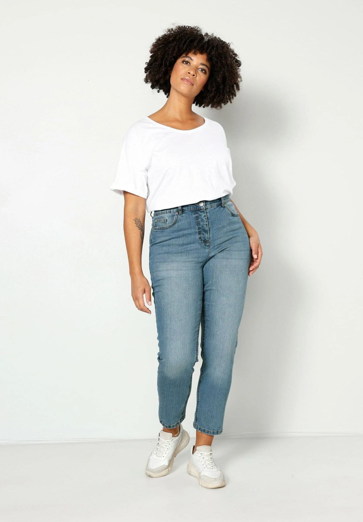 Slim Fit Jeans - Middle Blue 6 Slim Fit Jeans - Middle Blue - Afbeelding 6