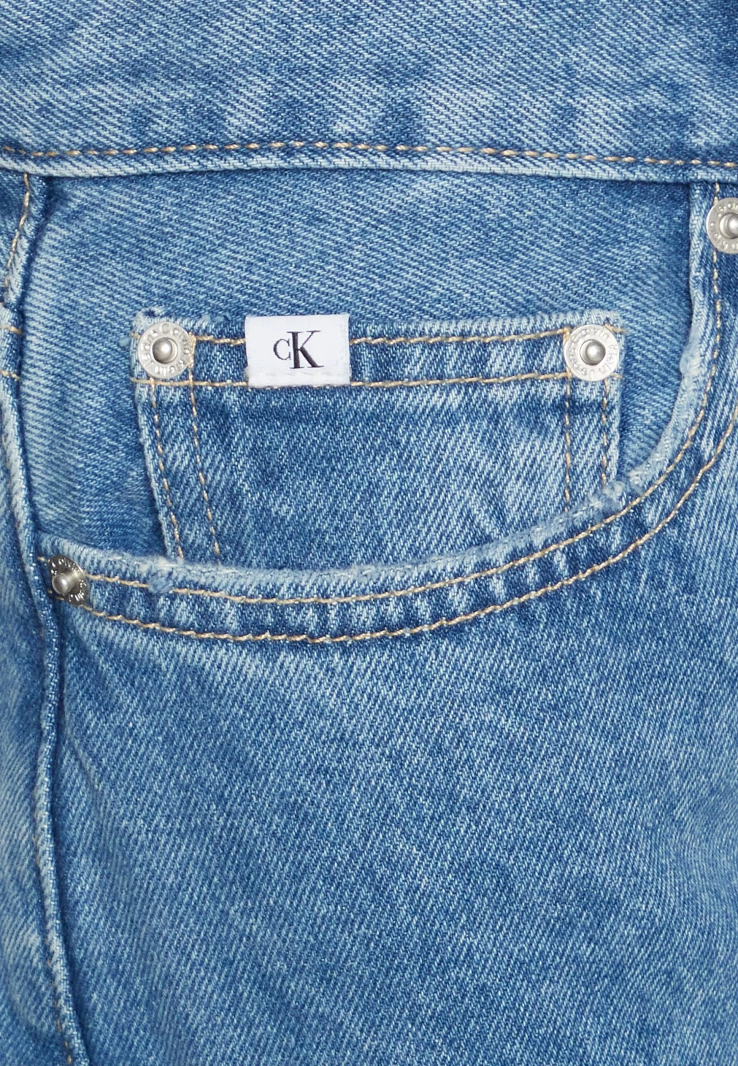 Calvin Klein Jeans High Rise- Straight Leg Jeans - Denim Light 3 Calvin Klein Jeans High Rise- Straight Leg Jeans - Denim Light - Afbeelding 3