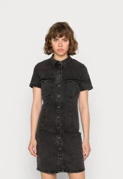 Noisy May Nmjoys Dress - Spijkerjurk - Black Denim
