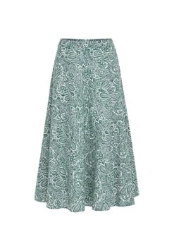 Peppercorn Fayda- A-Lijn Rok - Cadmium Green Pr -Only Mode Winkel 5a4bb41416854edb91624010afd434db