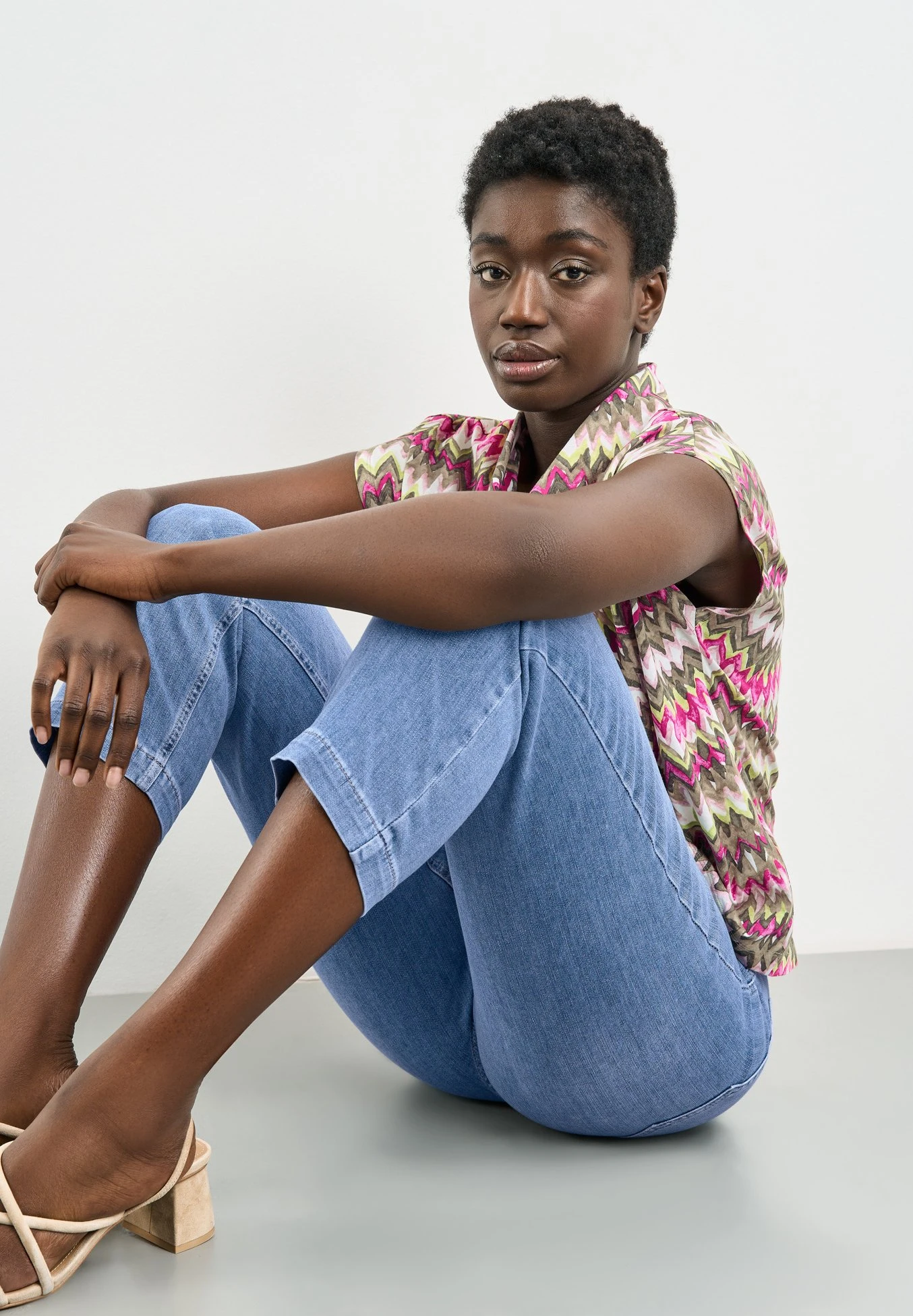 Straight Leg Jeans - Blau Denim Mit Use 5 Straight Leg Jeans - Blau Denim Mit Use - Afbeelding 5