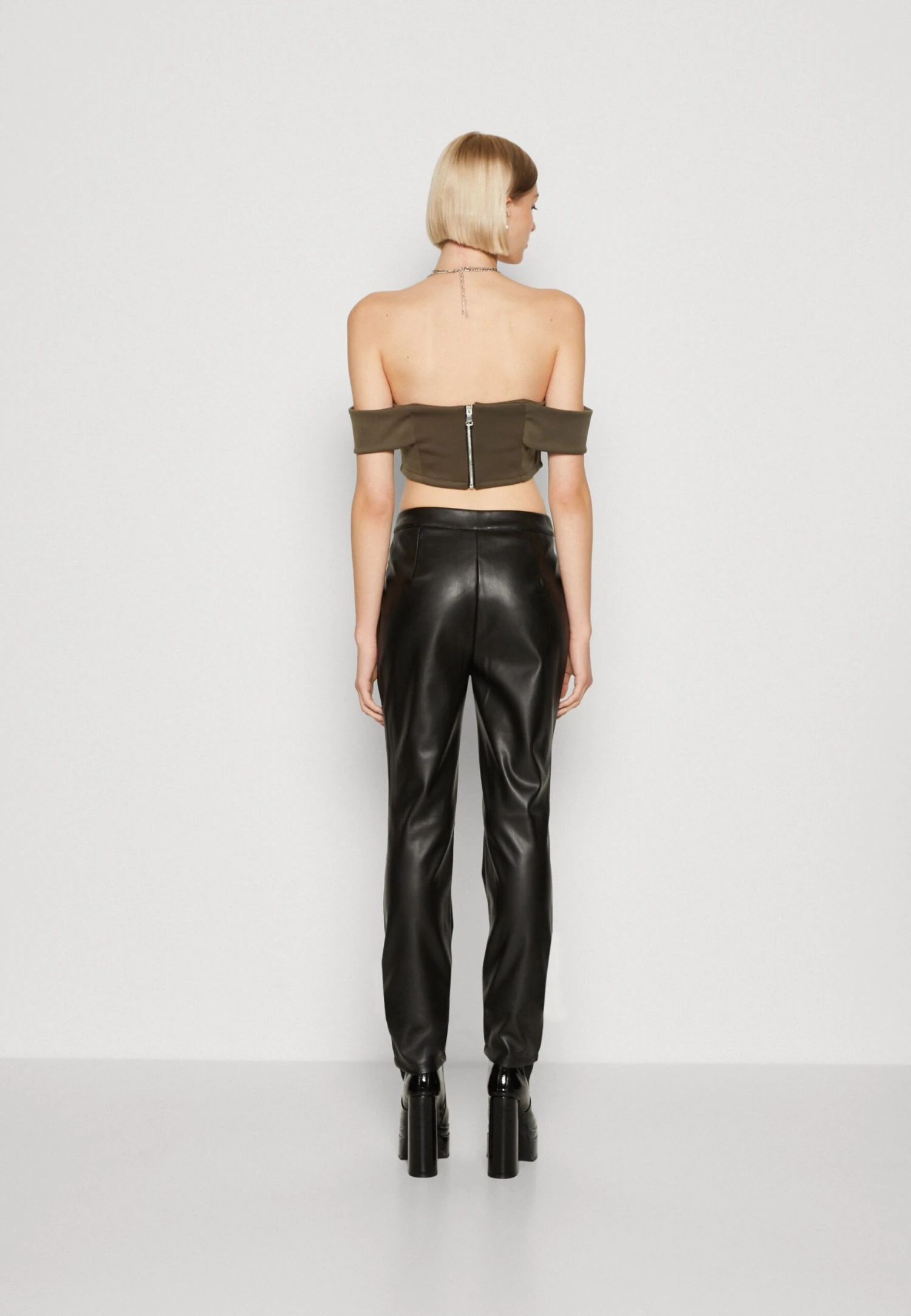 Noisy May Nmandy Moni Ankle Pants- Broek - Black 3 Noisy May Nmandy Moni Ankle Pants- Broek - Black - Afbeelding 3