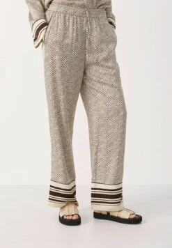 Part Two Tiaras - Broek - Chestnut Herringbone