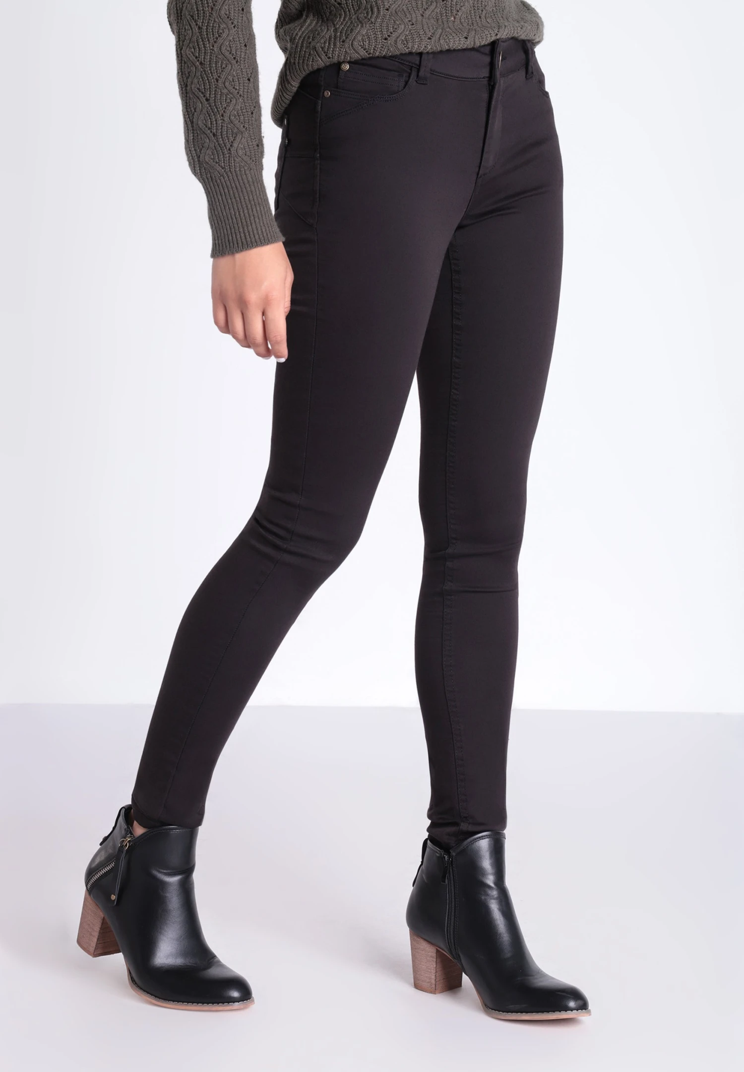 Slim Fit Jeans - Dark Grey 4 Slim Fit Jeans - Dark Grey - Afbeelding 4