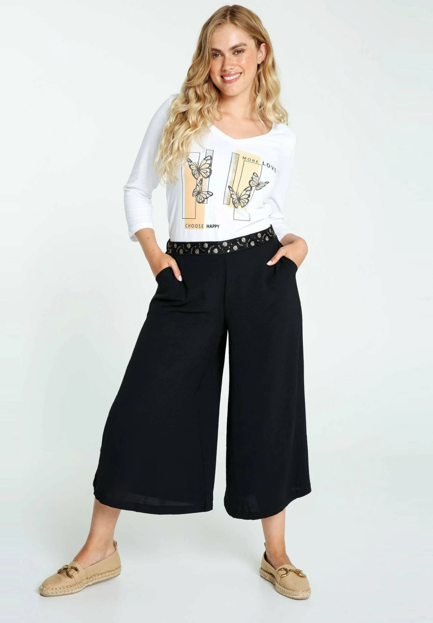 Bande Décorative Doré - Broek - Black 7 Bande Décorative Doré - Broek - Black - Afbeelding 7