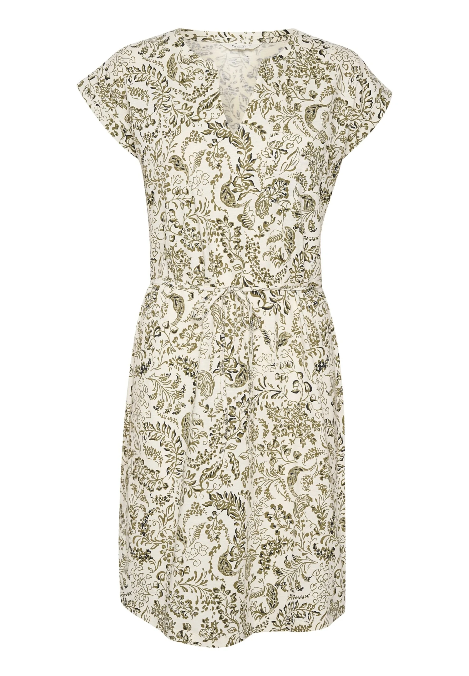 Part Two Ilima Dr - Jurk - Military Olive Botanical 5 Part Two Ilima Dr - Jurk - Military Olive Botanical - Afbeelding 5