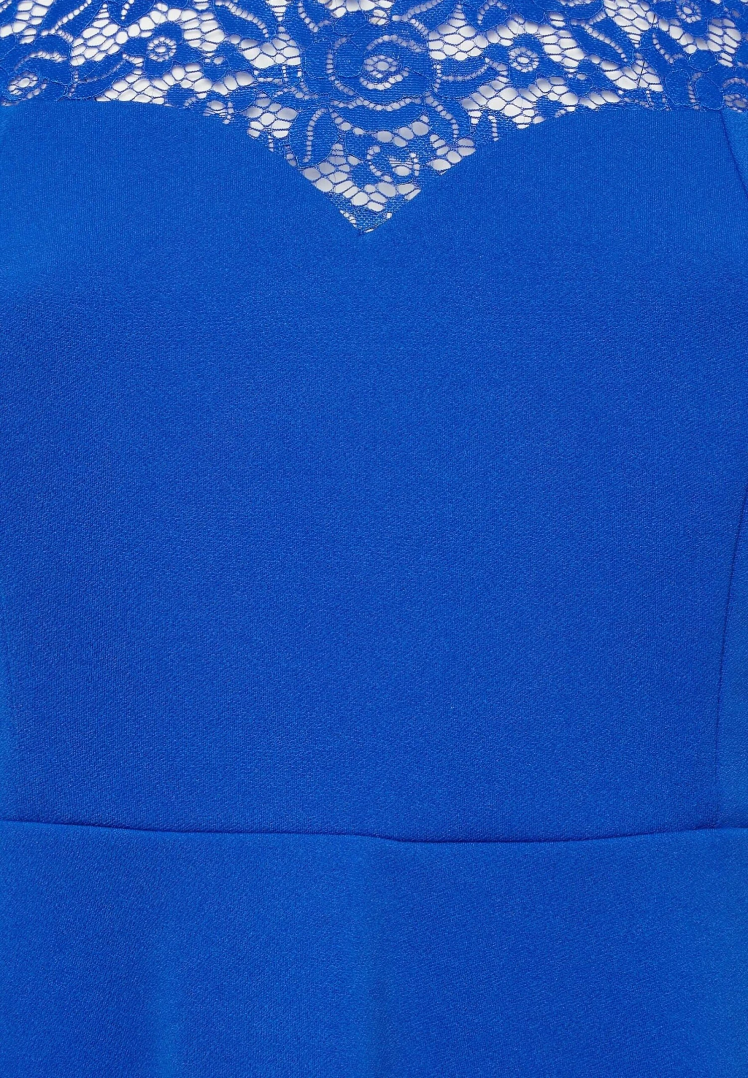 London Curve Sweetheart Midi - Jurk - Blue 7 London Curve Sweetheart Midi - Jurk - Blue - Afbeelding 7