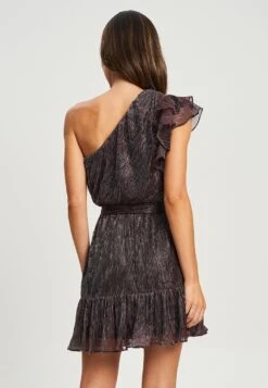 Tussah Cocktailjurk - Plisse Pink Metallic -Only Mode Winkel 5d4fdefe8ddb4ac29bcdc36adfc31418