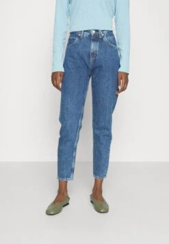Marc O'Polo DENIM Trouser Boyfriend Fit - Straight Leg Jeans - Blue Denim