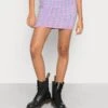 Vila Vichekina Short Skirt - Minirok - Kentucky Bluechecks