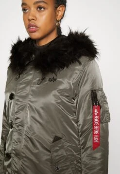 Alpha Industries Long Fishtail - Parka - Vintage Green 15 Alpha Industries Long Fishtail - Parka - Vintage Green -Only Mode Winkel 5f17aedac8b3419588a810431a45a632