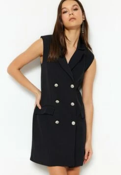 Trendyol Stijlvol / Nacht - Blousejurk - Black