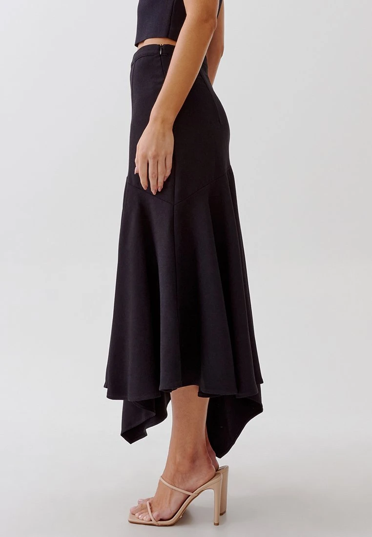 Tussah Lorie - Maxirok - Black 4 Tussah Lorie - Maxirok - Black - Afbeelding 4